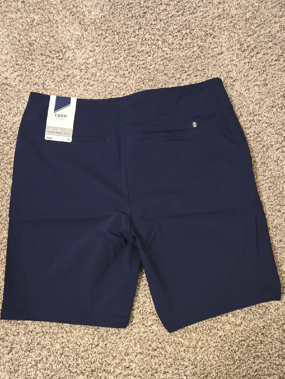 Izod Women's Navy Golf Shorts